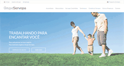 Desktop Screenshot of gruposervopa.com.br